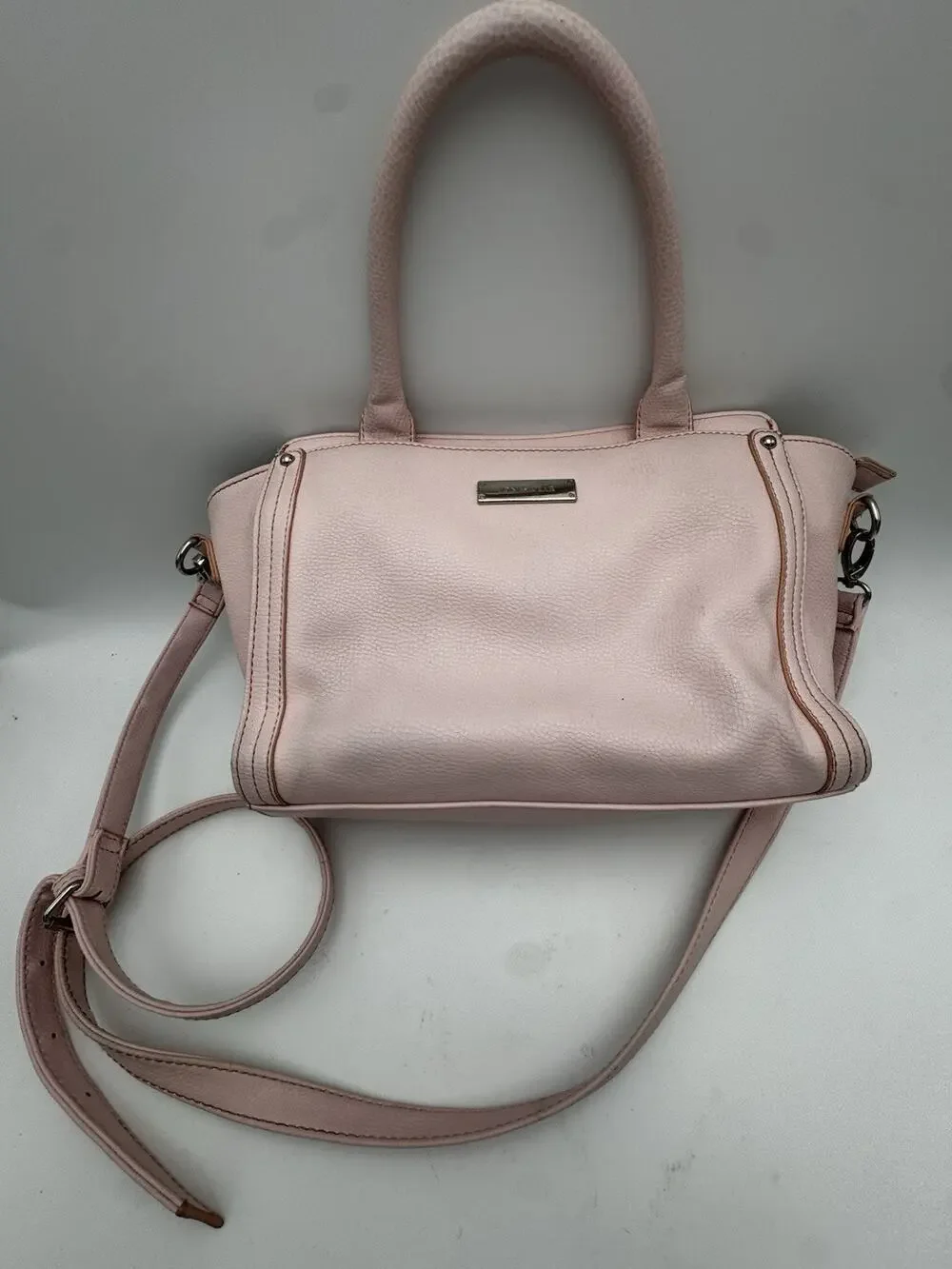Joneswear Women’s Blush Pink Satchel Crossbody Handbag